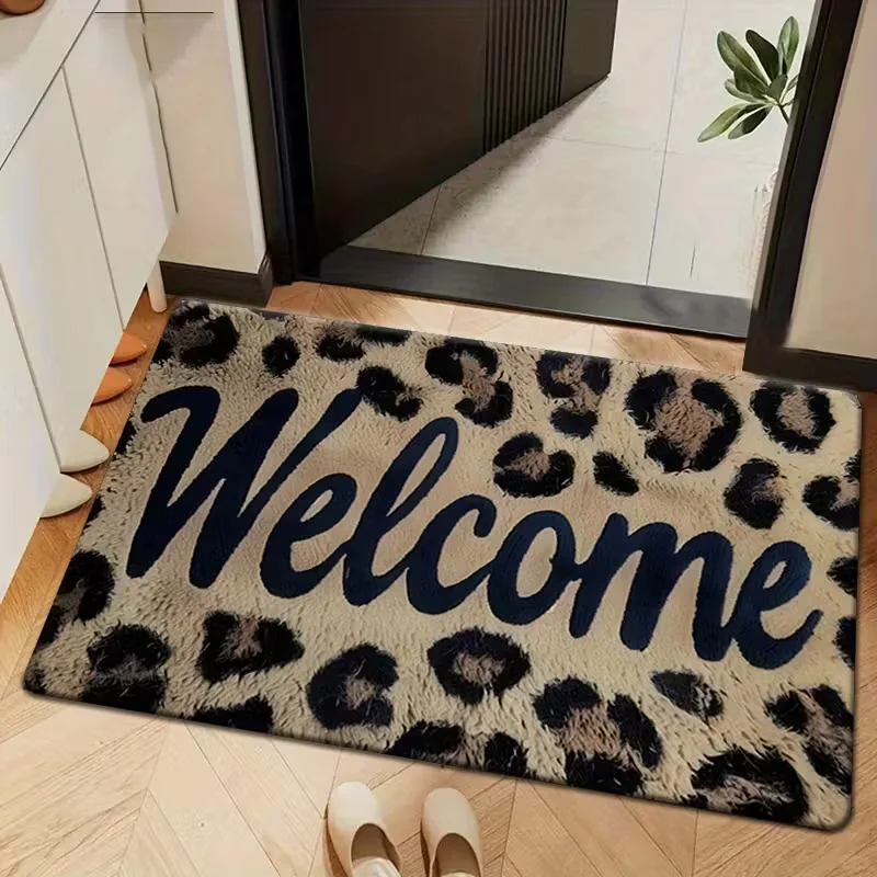 Hello Bye Doormat Reversible Typography Design Non Slip Entrance Mat for Minimalist and Trendy Homes