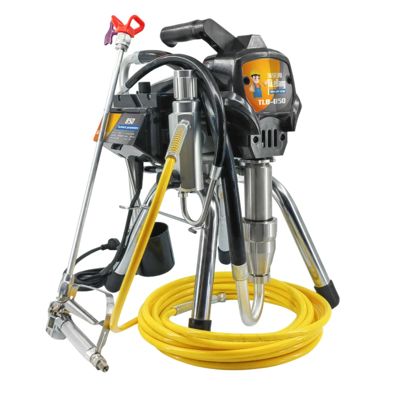 

Electric high-pressure airless sprayer 850 power 2800W flow rate 3.5L suitable for small projects and household painting