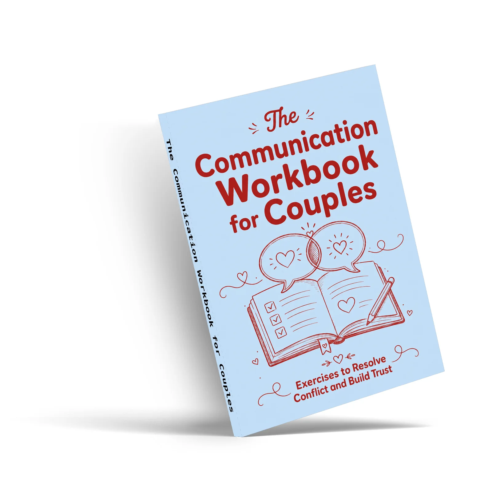 Cahier de communication pour couples, guide de conversation pour résoudre les conflits, renforcer la confiance et améliorer la communication