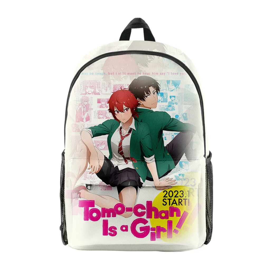 

Fashion Cool Tomo-chan Is a Girl Anime pupil Bookbag Notebook Backpacks 3D Print Oxford Waterproof Boys/Girls Travel Backpacks