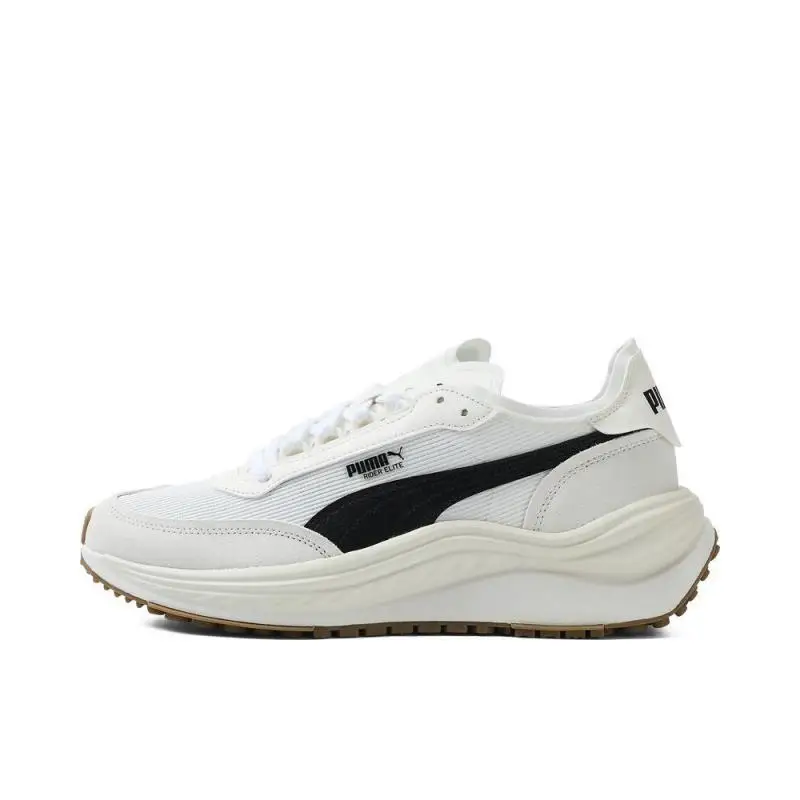 

Puma Neutral Rider Elite Warm White Black Almond Sugar Rider Casual Shoes 40292206