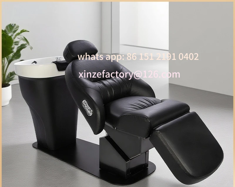 

Customizable Hair Salon Multifunctional Hair Flushing Bed Semi-Full Lying Dual-purpose Bed Special Electric Rotating Lifting