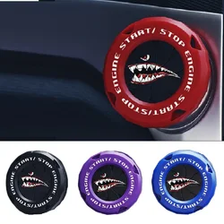 Car Ignition Switch Cover One-touch Start Button Rotating Protective Cap Car SUV Truck Motorcycle Start Stop Ring Decoration