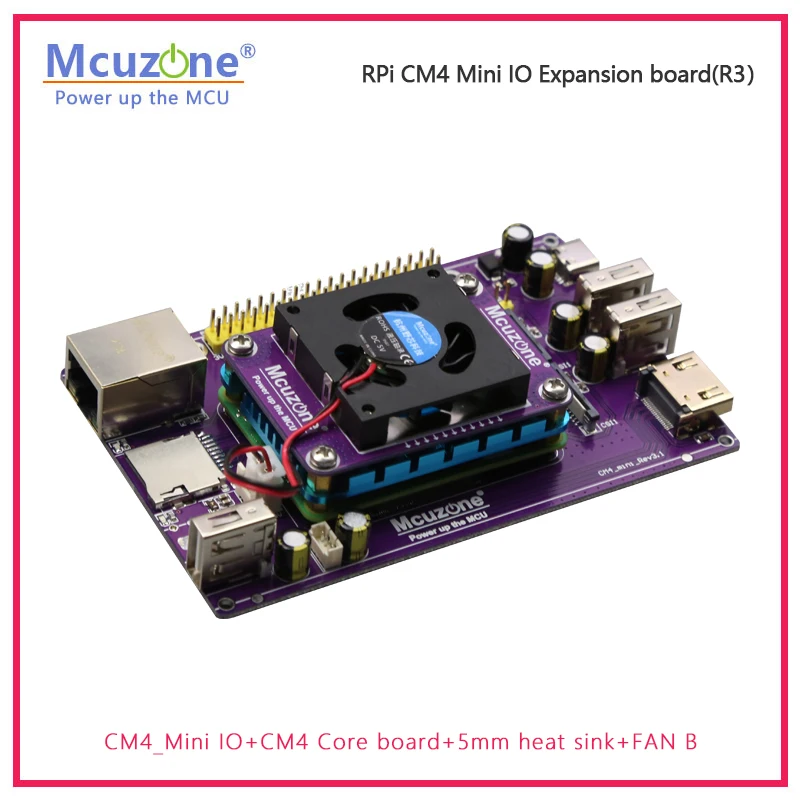 Raspberry Pi CM4 mini IO Board(R3),Raspberry Pi 3 B +, HDMI Giga Ethernet tipo-c USB, dissipatore di calore custodia KALI Ubuntu,Pi OS 4G LTE MINI