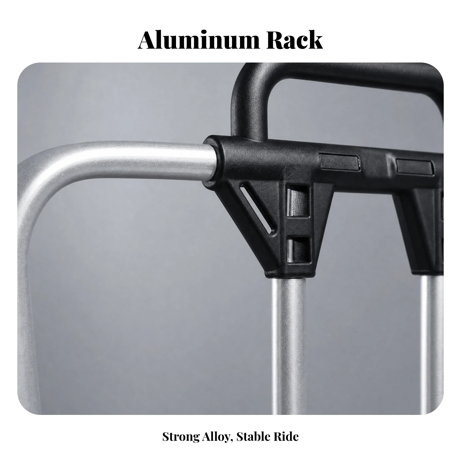 Front Bike Cargo Rack Lightweight Folding Bike Front Rack Sturdy Easy to Install for Commuting, Errands