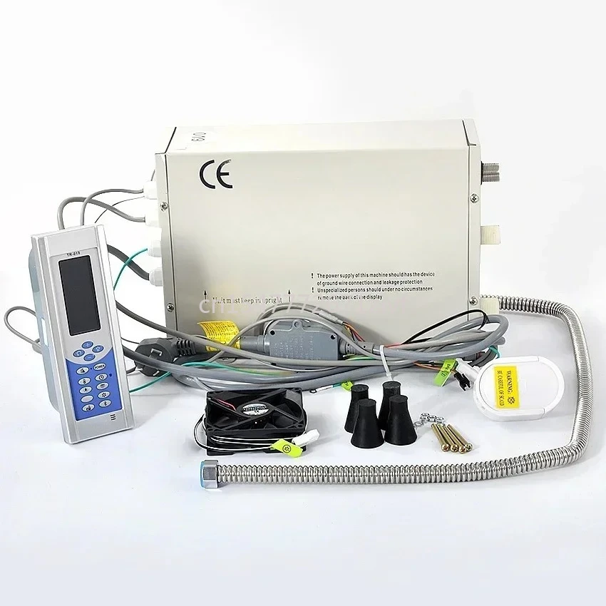 

TR-019 Система парогенератора Домашняя душевая комната Парогенератор Сауна Ванна Паровое оборудование с дистанционным управлением 220 В 3000 Вт