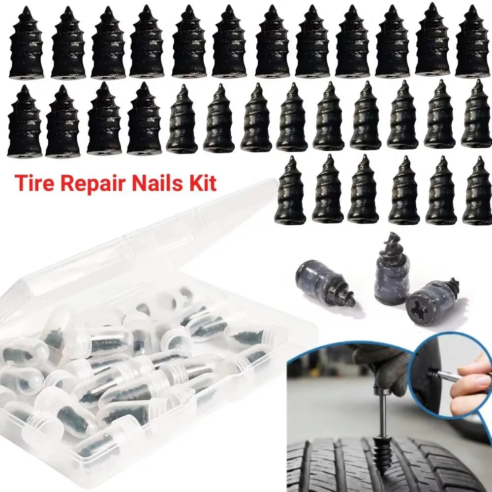 

Car Motorcycle Vacuum Tyre Repair Nails Truck Scooter Bike Tire Puncture Repair Tubeless Tools Rubber Metal Accessories