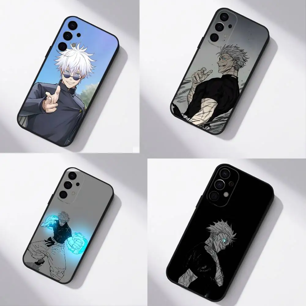 

Anime Gojo S-Satoru Phone Case For Samsung S25,S24,S21,S22,S23,S30,Ultra,S20,Plus,Fe,Lite,5G Black Cover