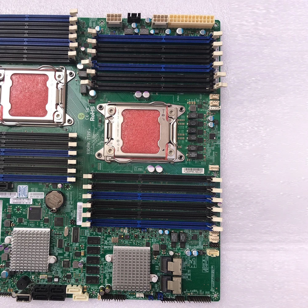 Server Motherboard Xeon Processor E5-2600 V1 V2 Family LGA2011 DDR3 X9DRW-7TPF+ 100% Tested Fast Ship Perfect Work