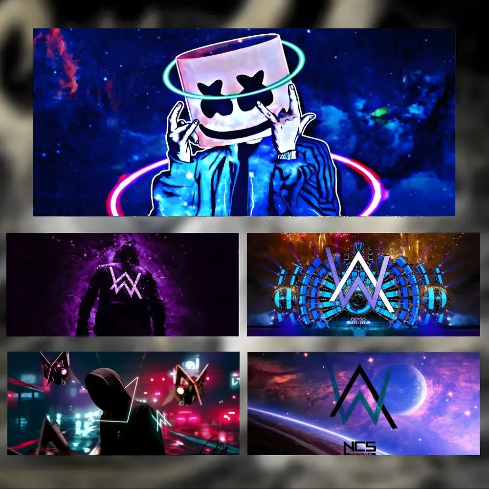 dj merchandise performer Alan Walker Mouse Pad Large Thick Desk Pad Stitched Edges Gaming Mouse Mat for PC