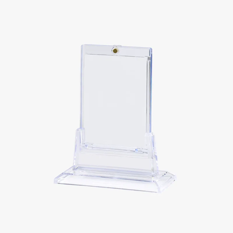 25pcs Clear Acrylic Magnetic Card Brick 35PT Trading Card Protector Display Holder for Sports & TCG Game Collectible Cards