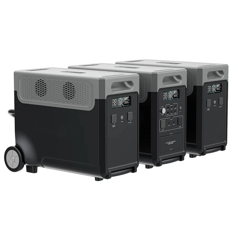 Portable Power Station 11520Wh Large Capacity Solar Generator Home Backup Battery Emergency Power Supply for Camping RV