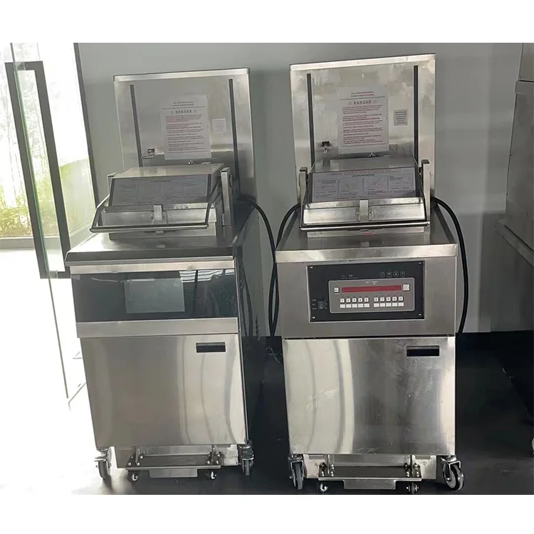 Commercial 21L 1-Tank 2-Basket Open Gas Fryer