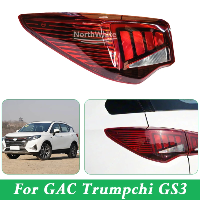 

Rear Bumper Outer Taillight For GAC Trumpchi GS3 Tail Lamp Brake Light Stop Light