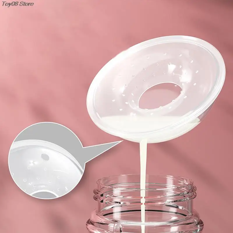 Soft Breast Milk Collector Portable Overflow Prevention Silicone Milk Cup Leakage Prevention Reusable Nursing Pad Milk Container