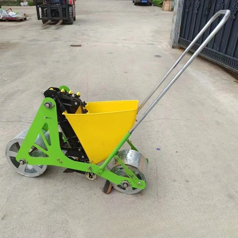 Hand push garlic planter Electric self-propelled garlic planter