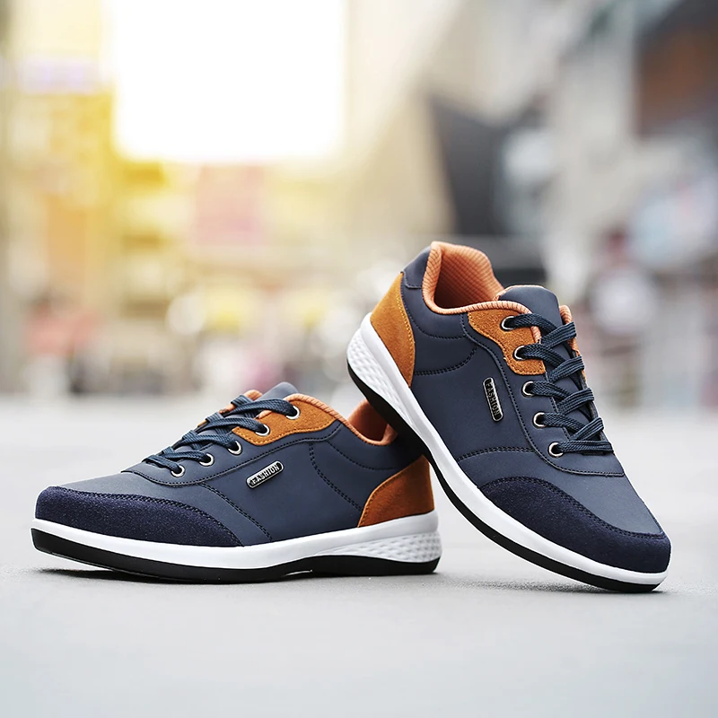أحذية رجالية جديدة للخريف والشتاء أحذية المشي في الهواء الطلق أحذية رياضية غير رسمية أحذية مريحة غير قابلة للانزلاق أحذية تنس رجالية