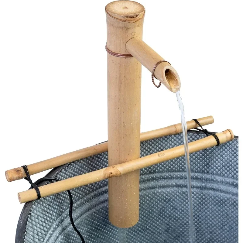 

Бестселлер фонтан с насосом, внутренний/наружный, опорные рычаги в стиле ветвей, гладкий, устойчивый к раздражению бамбук для дома своими руками