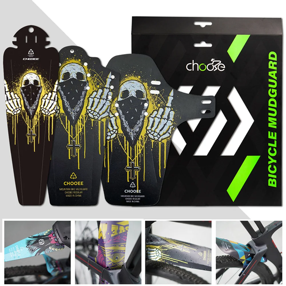 CNC Fahrrad-Schutzblech-Set PP5 Vorder- und Hinterradschutz für MTB Rennrad, Universelles Fahrradzubehör