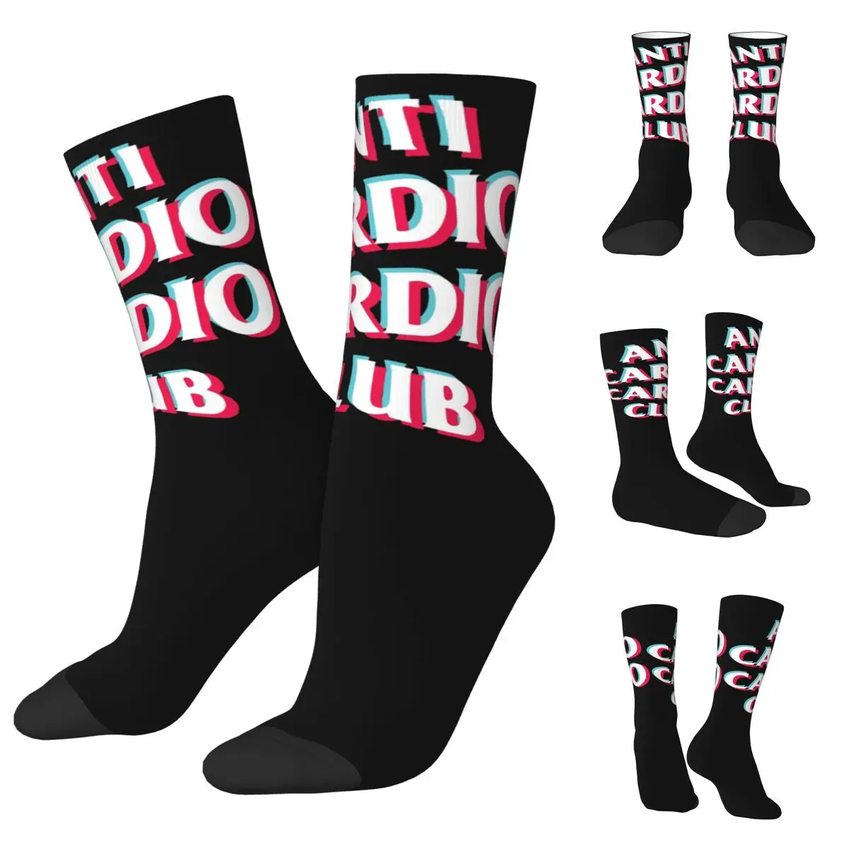 Anti Cardio Club Men and Women printing Socks,Windproof Applicable throughout the year Dressing Gift