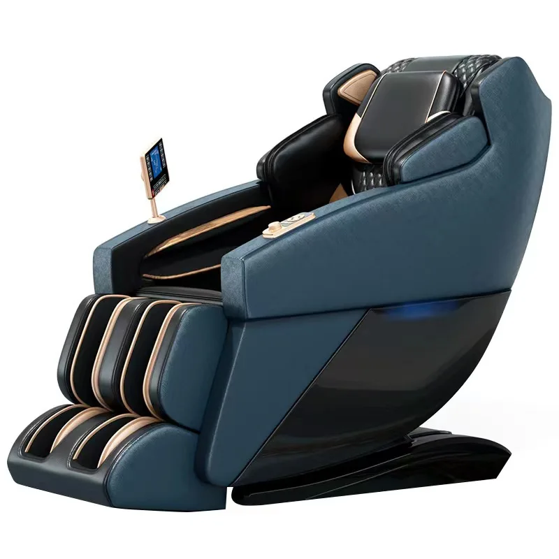 2025 Massage Chair Full Body Zero Gravity SL Track Shiatsu Black Massage Chair Foot Spa Massage Seat Space Capsule Chair