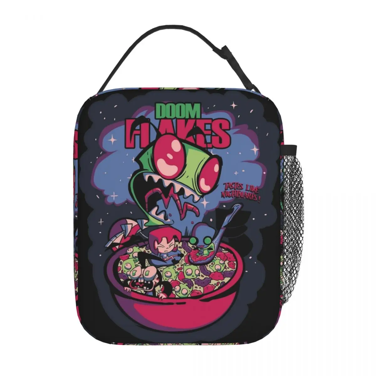 

Invader Zim Cereal Drama Thermal Insulated Lunch Bags for Picnic Portable Bento Box Cooler Thermal Lunch Boxes