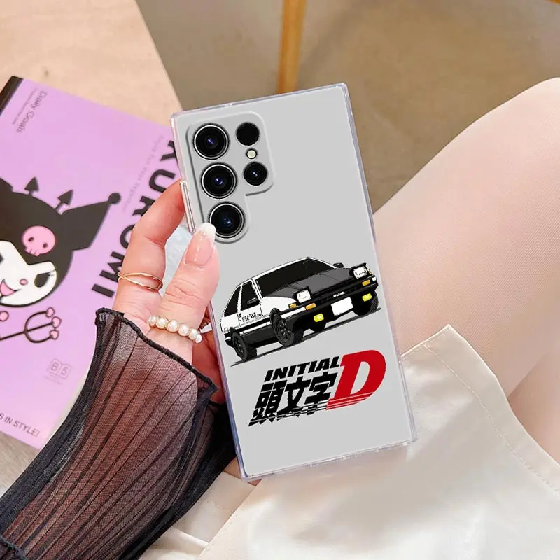 Anime Initial D AE86 S25Ultra Clear Case For Samsung Galaxy S25 S24 S23 Ultra S20 S21 FE S22 Plus A56 A55 A36 A26 5G Phone Cover - Image 3