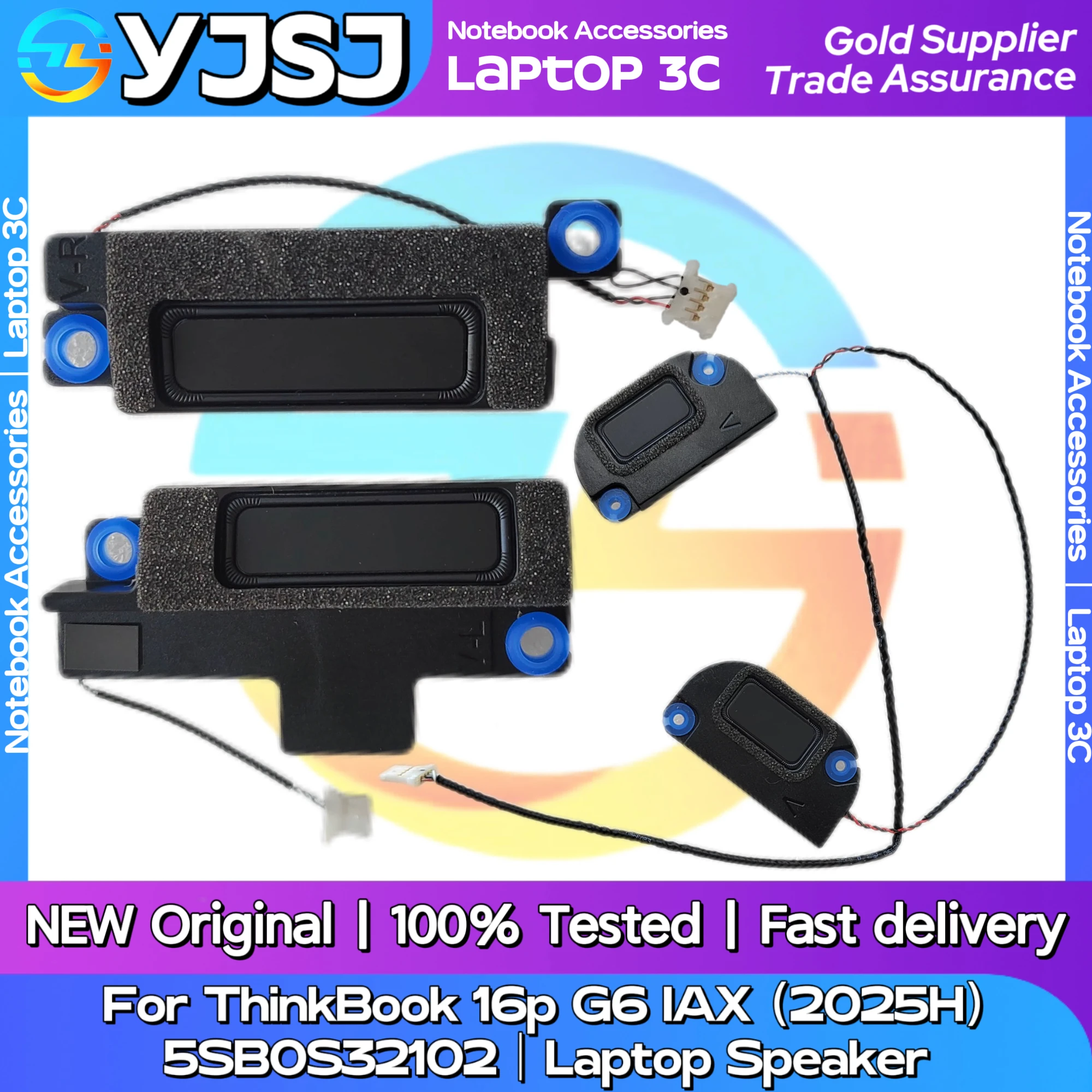 

New Original Laptop Notebook Audio Speaker For ThinkBook 16p G6 IAX （2025H） 5SB0S32102 built-in speaker horn audio