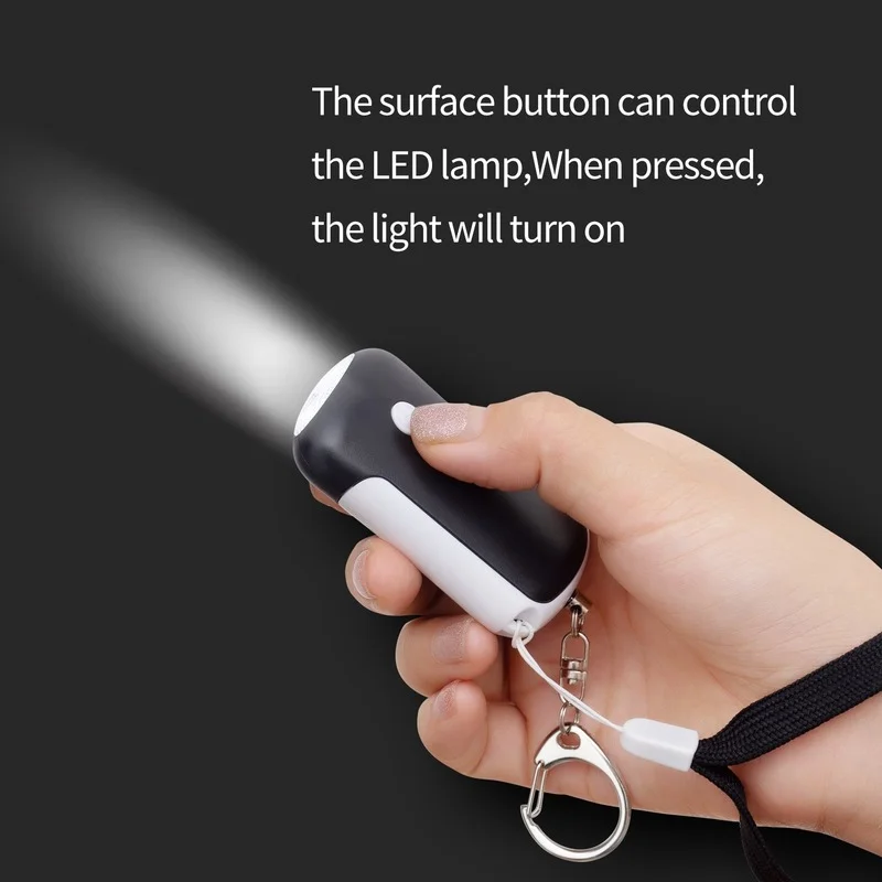 Rechargeable Self Defense Keychain Alarm-125 dB Loud Emergency Personal Siren Ring with LED Light  SOS Safety Alert Device