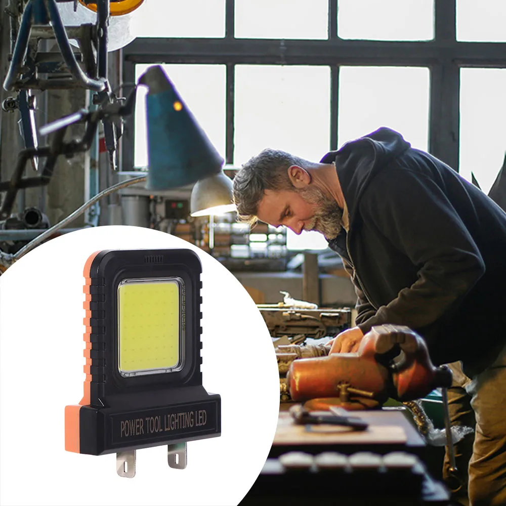 

Luminous Long Lasting 21V Work Light Wide Beam Floodlight Battery Powered Light Cordless 14W Power Emergency Light Auto Repair