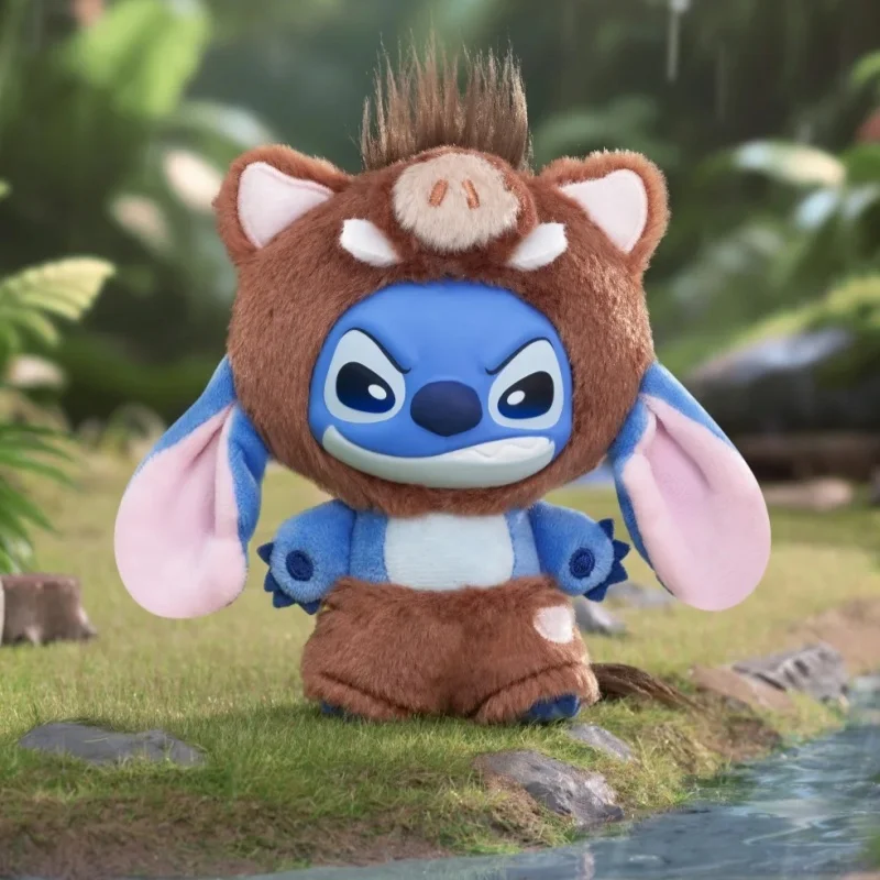 

Stitch Blind Box Wild Animals Series Vinyl Anime Figure Collectible Pendant Decoration Color Halloween Christmas Friends Toys