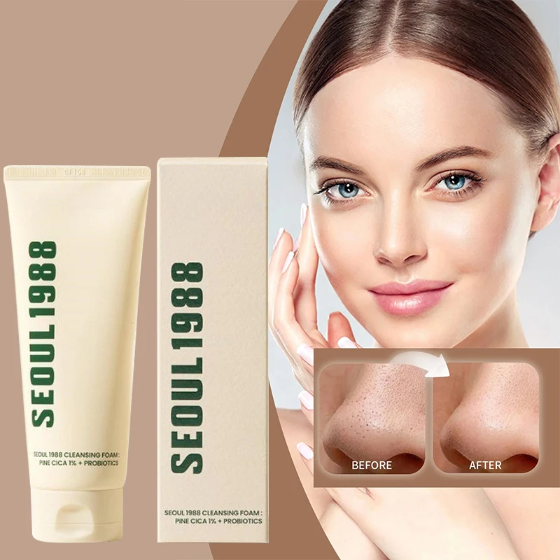 

South Korea 1988 Series Clean Milk Deep Gentle Shrink Pores Natural Mild Moisturizing Smooth Skin Foam Men And Women Clean Milk