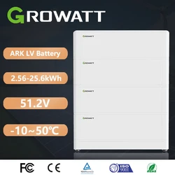 Growatt Ark LV Battery System 2.56kWh to 25.6kWh Cobalt Free LiFePO4 Battery Home Battery Storage