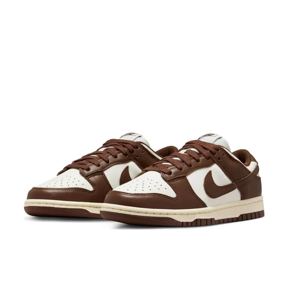 Nike Original Dunk Low Classic Fashion Lifestyle Freizeitschuhe Herren und Damen in Weiß und Braun