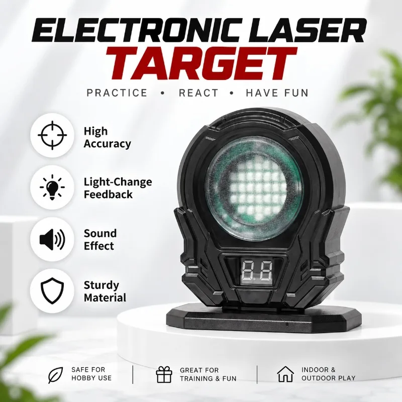 Electronic Scoring Sensing Target Digital Display Leisure Interactive Game Practice Accessory
