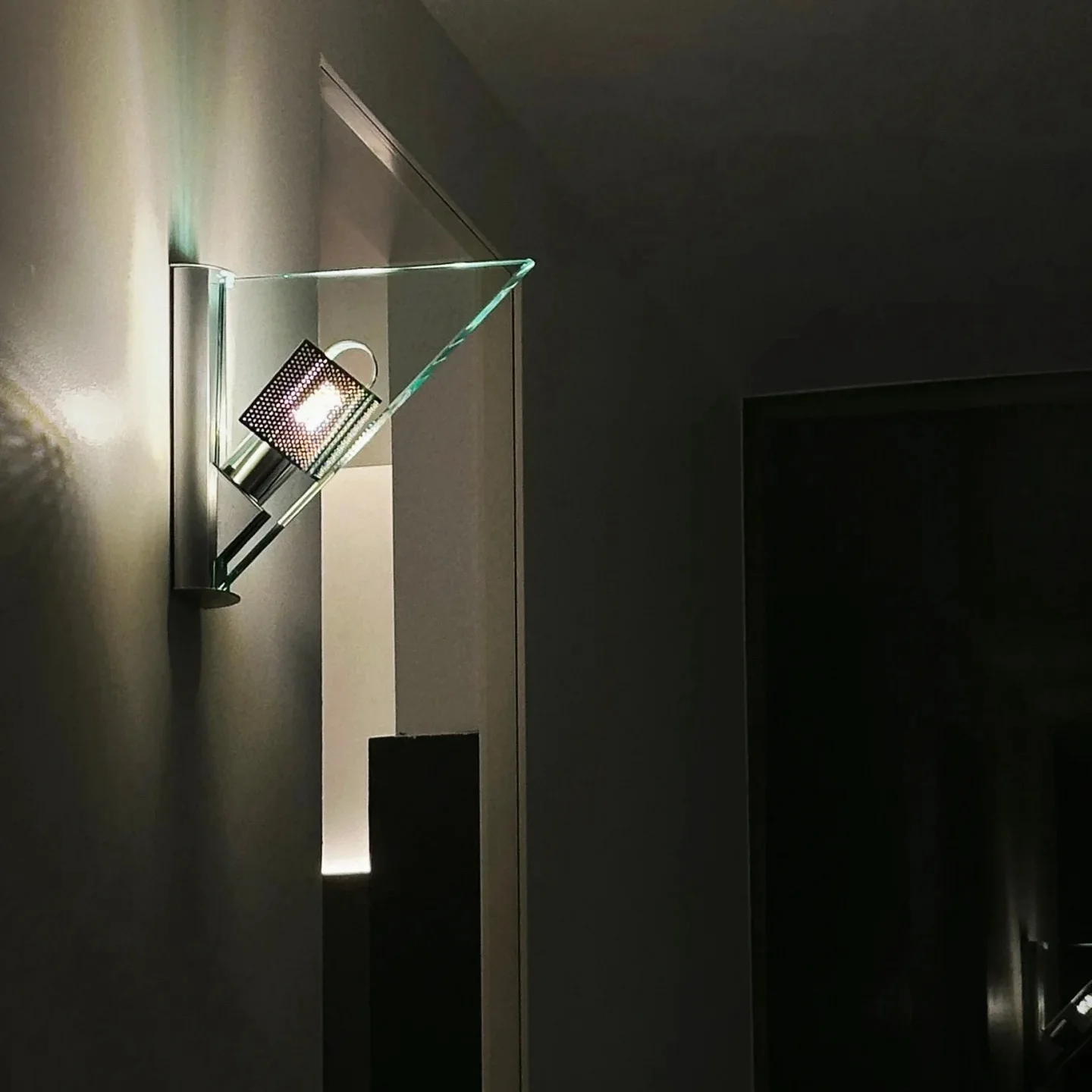

Italian Vintage Icaro Angel Wing Glass Wall Light Designer Lamp for Home Decor