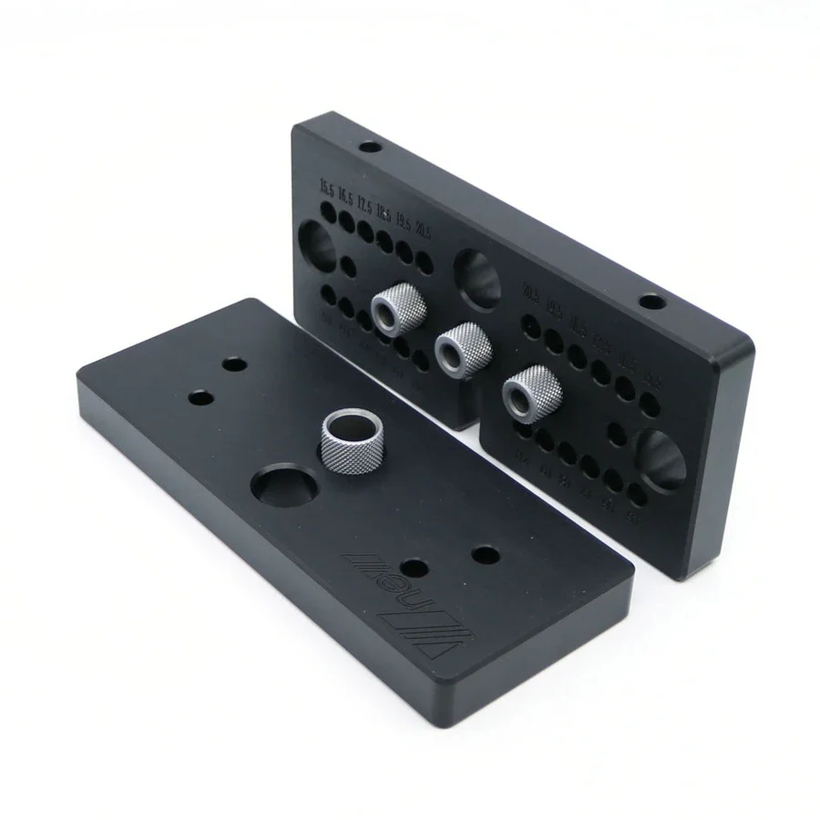 Woodworking DIY Kit Punching Locator Round Wood Tenon Open Combination Tool Set