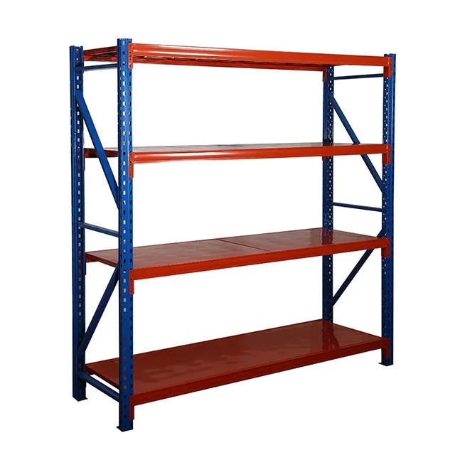 Logistics storage racks are detachable, heavy-duty medium-sized storage racks, and iron racks are easy to assemble