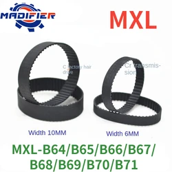 GKTOOLS MXL Synchronous Timing belt B64MXL/B65MXL/B66MXL/B67MXL/ B68MXL/B69MXL/B70MXL/B71MXL Width 6/10mm