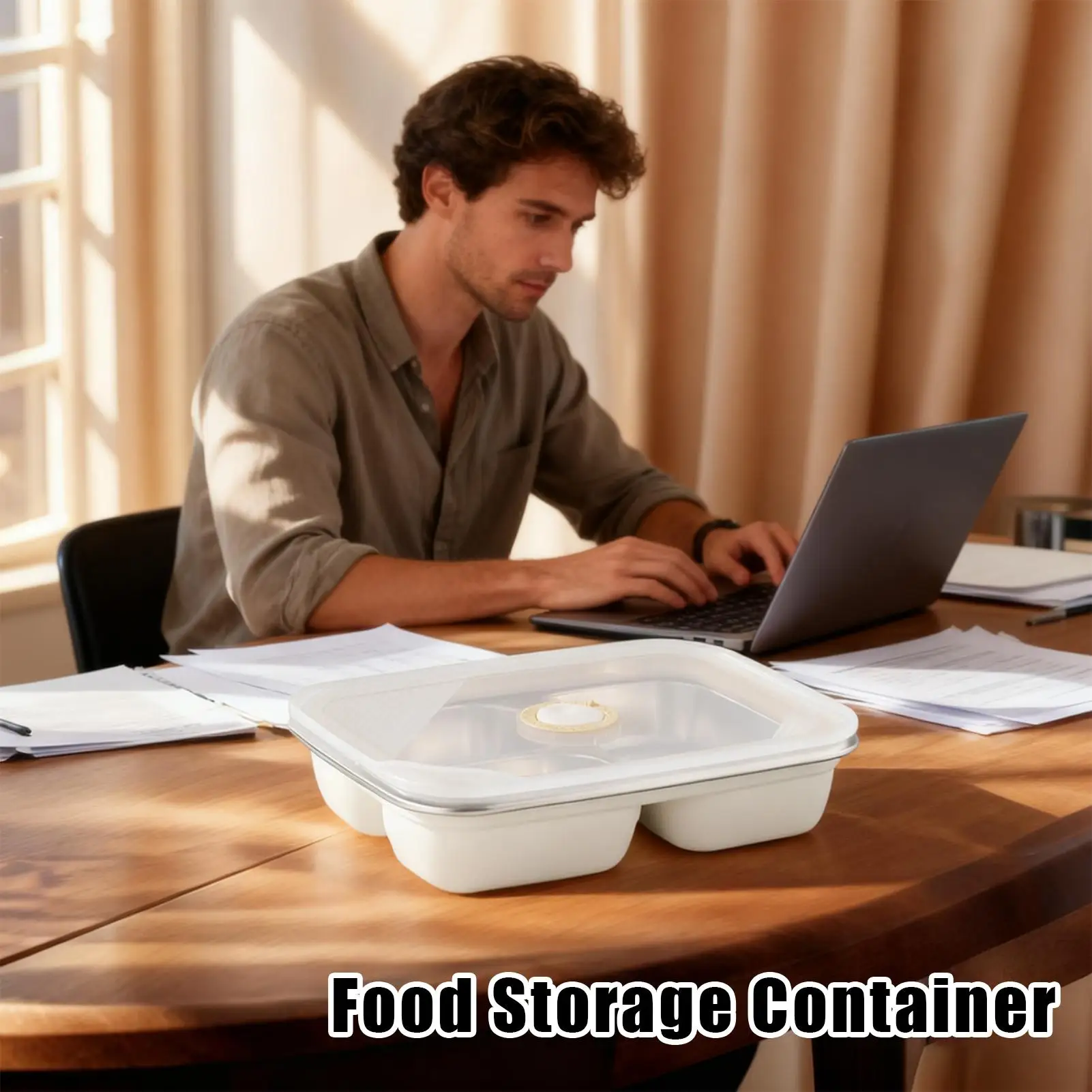 

Детский ланч-бокс, портативный герметичный контейнер для закусок, контейнеры для хранения еды для приготовления салата, фруктов, детей, путешествий, кемпинга