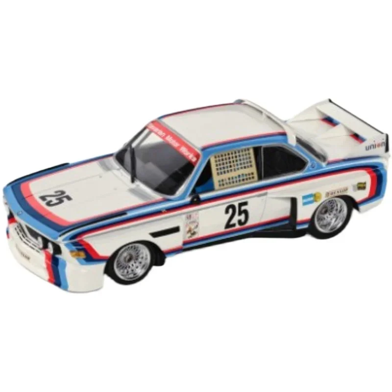 Modelo de aleación fundida a presión para niños, BMW 3.0CSL 1975, Sebring Endurance Race champion n. ° 25, regalo de cumpleaños, relación Premium 1:18