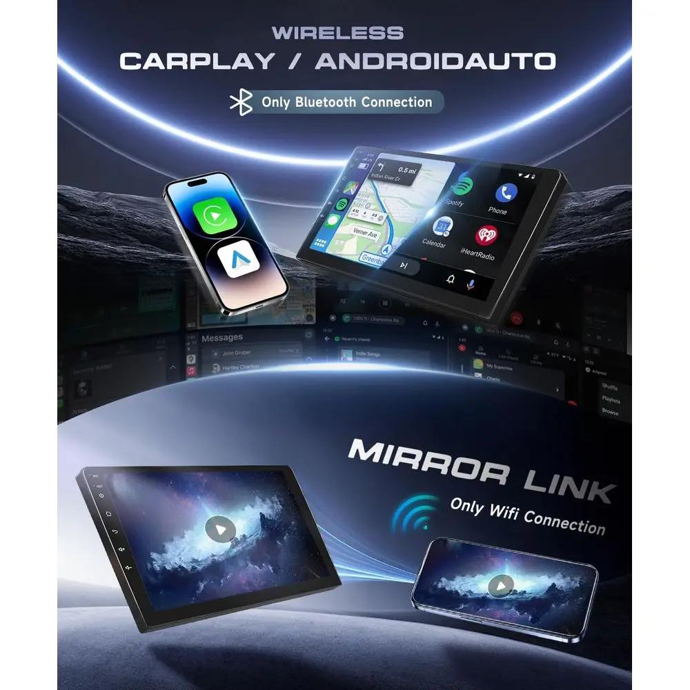 4G+64G for Chevrolet Camaro 2008-2015 Car Radio with Wireless Carplay/Android Auto, 9 Inch 1280 * 720 Android 15 Touch Screen Ca