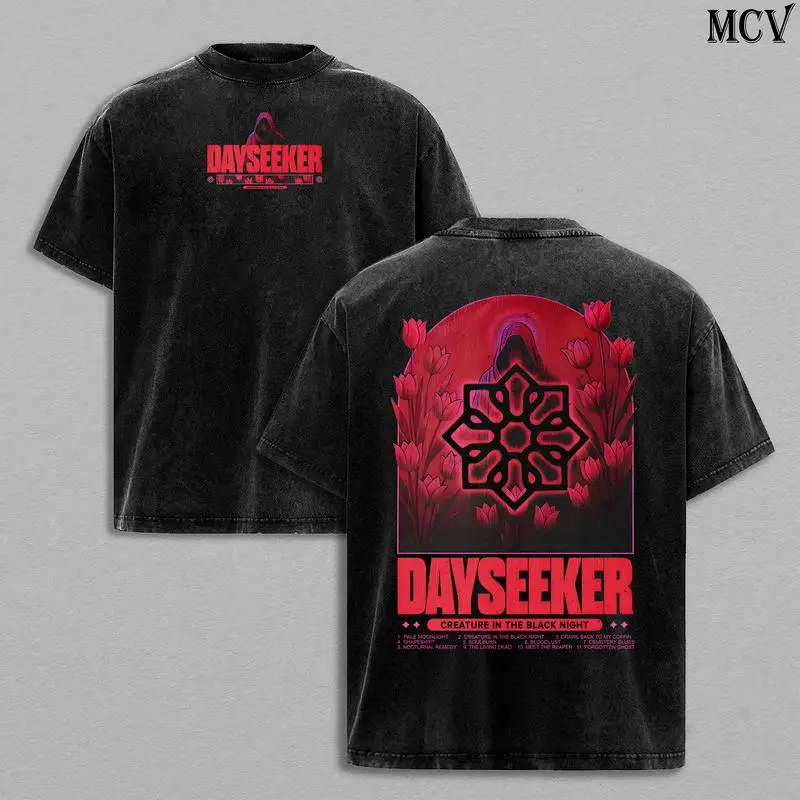 

Dayseeker Band Tee – Creature Album Tracklist Tour 2025 T-Shirt Hoodie & Sweatshirt Vintage Acid Wash Post-Hardcore Alternative