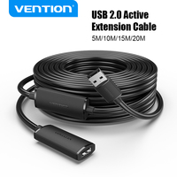 USB 2.0 Signal Amplifier Extension Cable 5M 10M 15M 20M USB A Repeater Booster Extender Male to Female Active Extension Cord