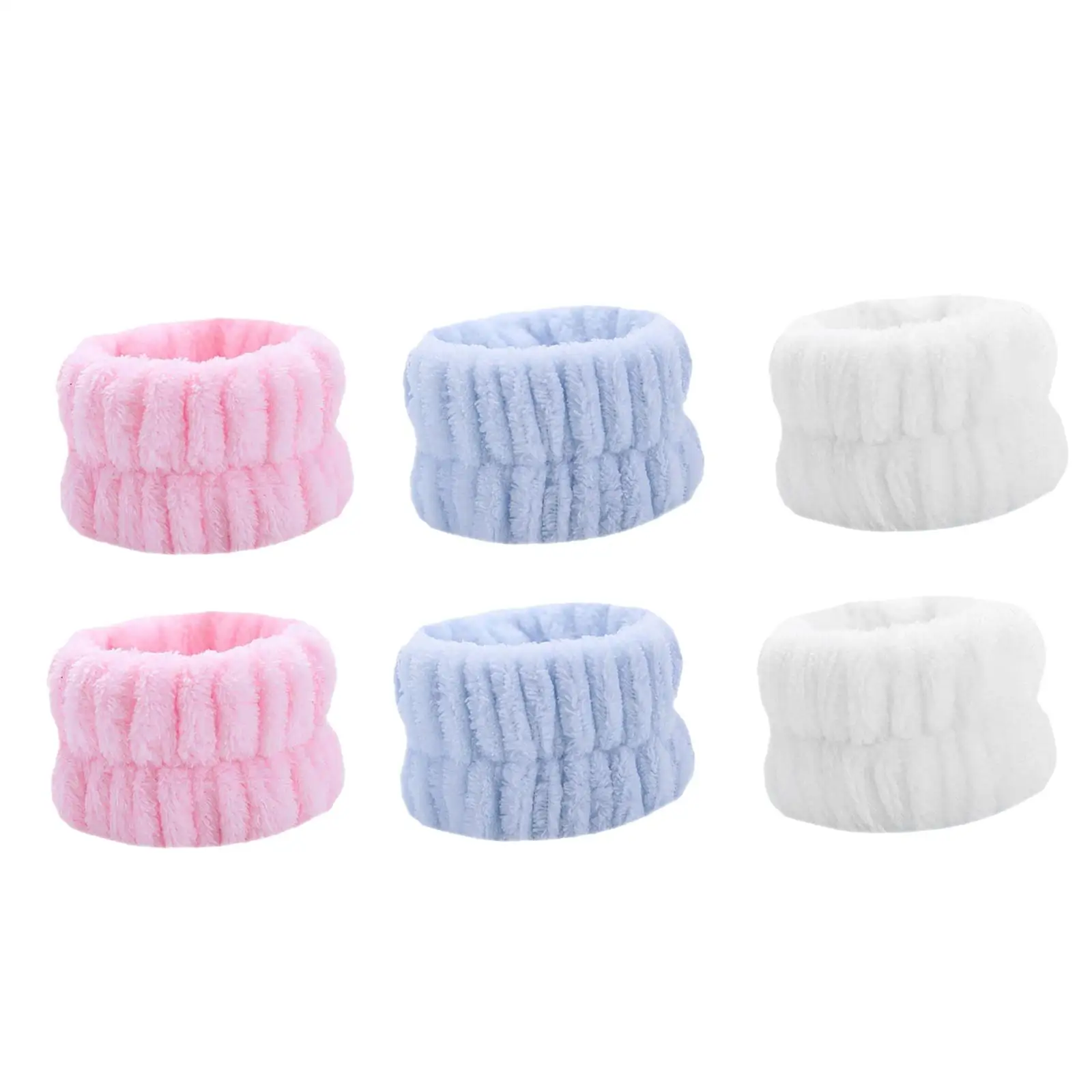 Face Washing Wristbands Straps Soft Convenience Elastic Absorbent  Towel for girls Skincare Shower SPA Yoga Sports Wash Band