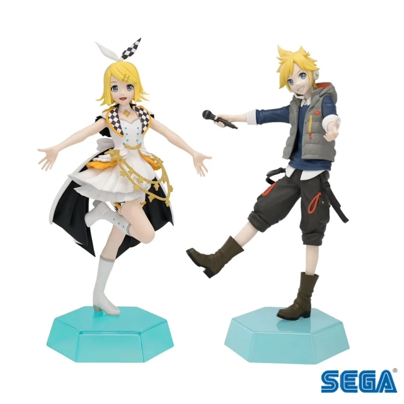 

In Stock V2 Anime Toys Kagamine Rin Kagamine Len Pjsk Series Twin Virtual Singers Stage Styling Figurine Model Ornament Toys Gif