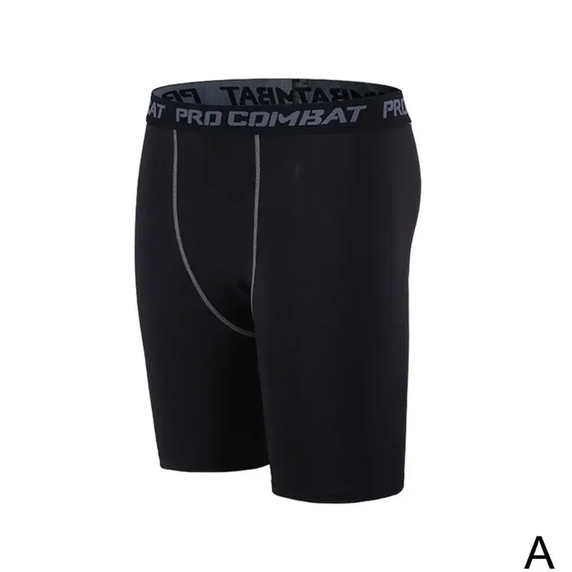 

2025 New Men's Sports Leggings, Fitness Elastic Compression Leggings, Quick Drying Shorts, Running Training Elastic Shorts