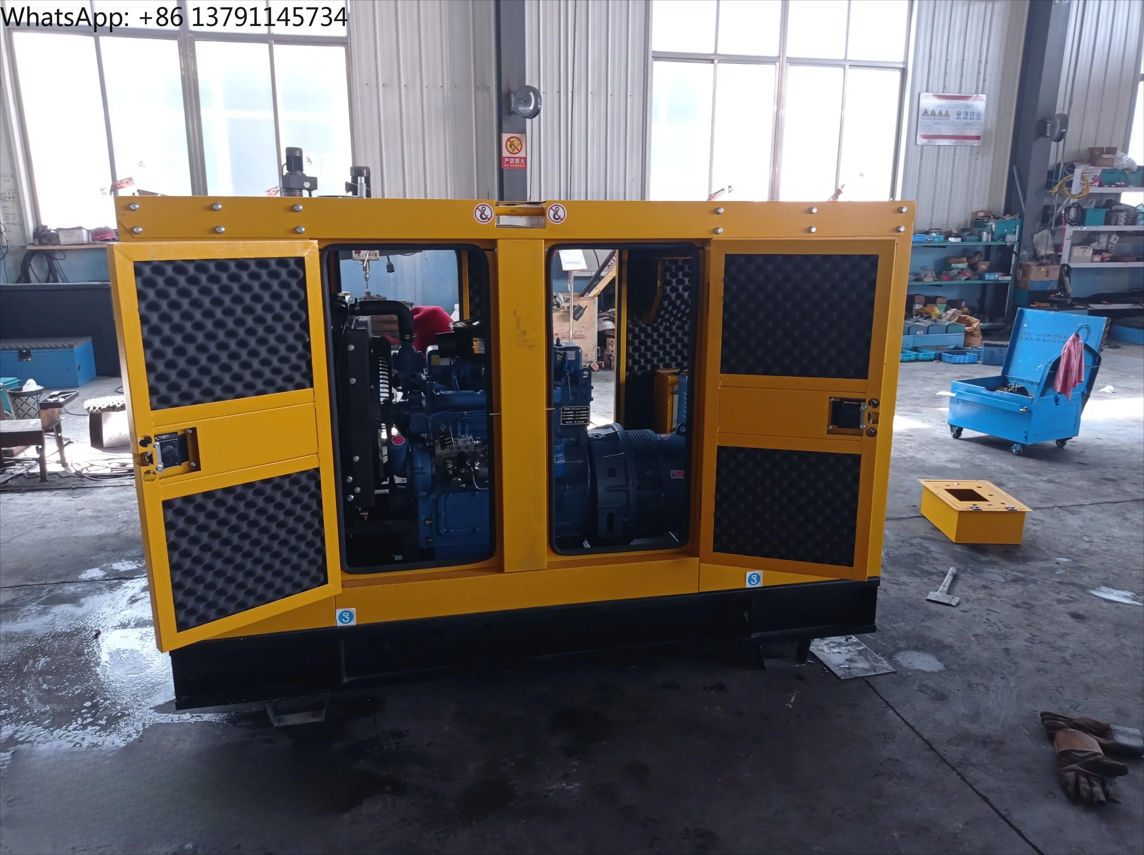 24kw 30kva silent diesel generator with ZH4100D diesel engine brushless alternator 50Hz soundproof diesel generator