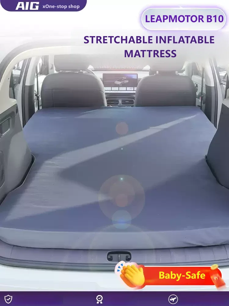Für LEAPMOTOR B10 2025 2026 Kofferraum-Luftmatratze mit Luftpumpe, Reisebett für Selbstfahrer, Outdoor-Camping-Schlafmatte