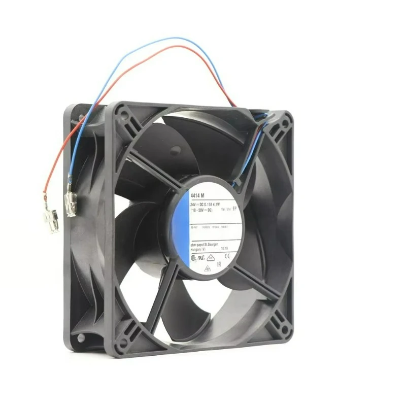 4414M 24V DC 3.7W 3050RPM 12038  120*120*38 mm 12cm 4214 165m3/h Ball Bearing Inverter Cabinet Axial Cooling Fan